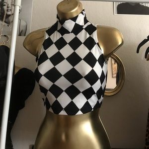 Checkered top